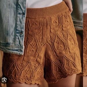 Sézane Lula knit shorts